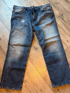 Levi's Men's Relaxed Fit Dark Blue Washed Jeans